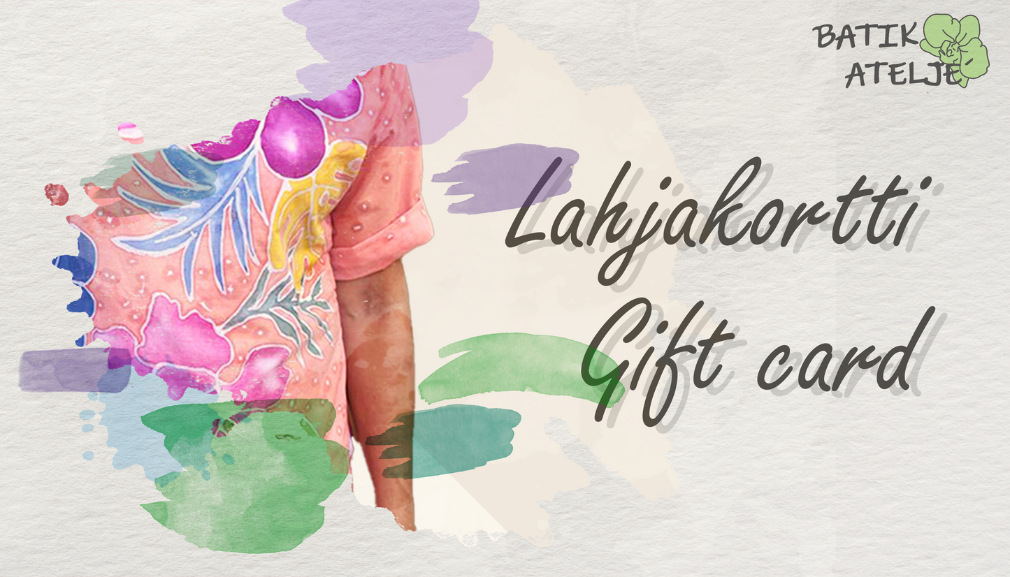 Batik Ateljé Lahjakortti
